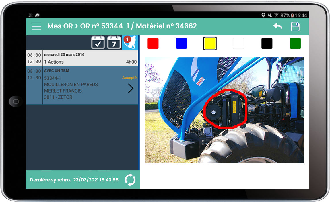 iMOB-Service tablette-tracteur