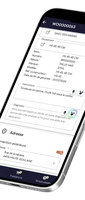 Nistia mobile - erp concession agri