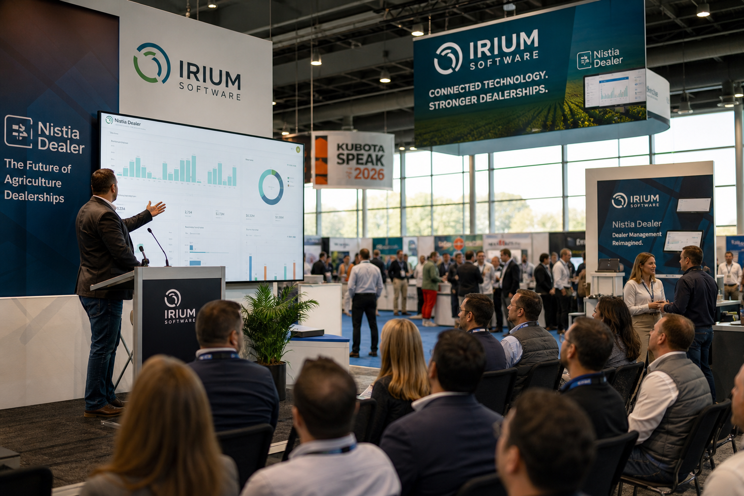 RDV stand 8 au Kubota Speak pour IRIUM